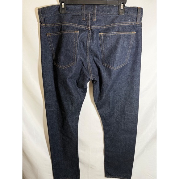 CURRENT ELLIOTT Mens Dark Wash Denim Jeans Straight Leg Button Fly Size 38 - Picture 3 of 9